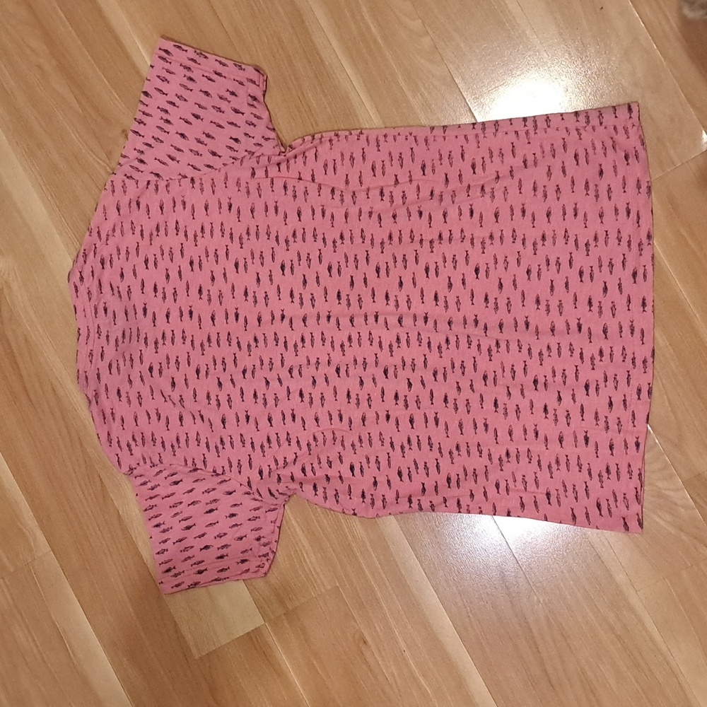 Pink Patterned Men’s T-Shirt - Picture 4 of 4